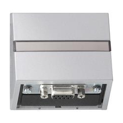 Gira Złącze KNX z polem opisowym System 55 kolor aluminiowy