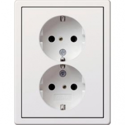 Gira Podw. gn. SCHUKO Gira F100 biały