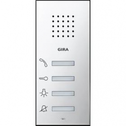 Gira Unifon AP System 55 chrom natynkowy