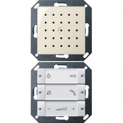 Gira Unifon System 55 biały/kremowy podtynkowy