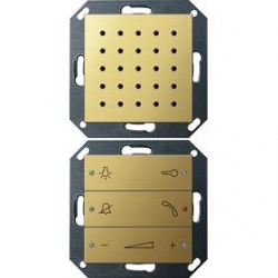 Gira Unifon System 55 mosiądz podtynkowy