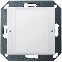Gira Przyc. wyw. poj. Unifon System 55 p rzezroczysty biały