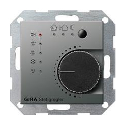 Gira Regulator KNX Gira E22 naturalny st alowy