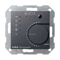 Gira Regulator KNX System 55 antracytowy