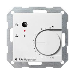 Gira Higrostat System 55 biały połysk