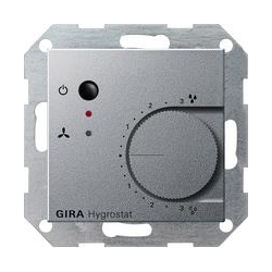 Gira Higrostat System 55 kolor aluminiow y