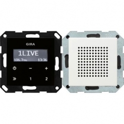 Gira Radio pt. RDS System 55 biały matow y
