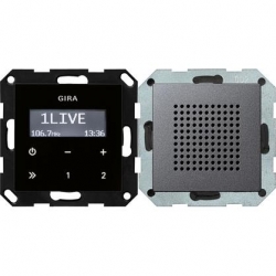 Gira Radio pt. RDS System 55 antracytowy