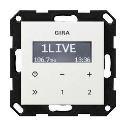 Gira Podtynk.radio z RDS System 55 czarne