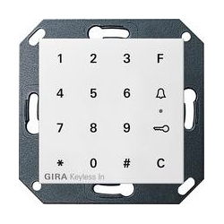 Gira Gira Keyless In klaw.kod. System 55 biały matowy