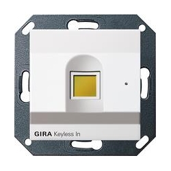 Gira Gira Keyless In czytnik linii pap. System 55 biały matowy