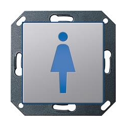 Gira Lampka orientacyjna LED WC Panie Gi ra E22 aluminium