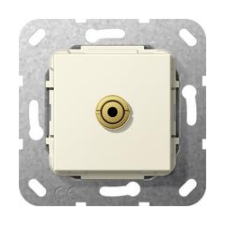 Gira Bagnet mini 3,5 mm Przejściówka Urz ądzenie podtynk. kremowy System 55