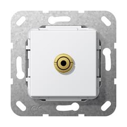 Gira Bagnet mini 3,5 mm Przejściówka Urz ądzenie podtynk. biały System 55