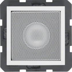 HAGER POLO Berker/B.Kwadrat S.1/B.1/B.3/B.7 Glas Głośnik 4/8W śnieżn
