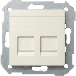KONTAKT-SIMON Simon 82 gniazdo 2x RJ45 kat. 6 beżowe