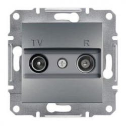 SCHNEIDER ELECTRIC ASFORA Gniazdo antenowe RTV końcowe 1dB stal EPH3300162