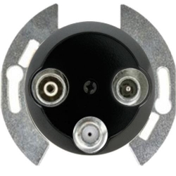 HAGER POLO Berker 1930 gniazdo RTV-SAT czarny 53455312+106421