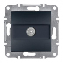 SCHNEIDER ELECTRIC ASFORA Gniazdo antenowe TV końcowe (1dB) antracyt EPH3200171