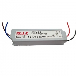 Zasilacz GPV 40W 5V DC 8A ip67 gpv-60-5 led glp