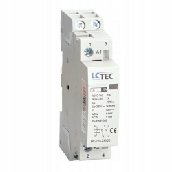 Stycznik modułowy 20A 2NO 230V LC-Tec EBS6CH 1M 5902838493052