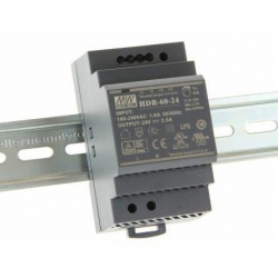 Zasilacz na szynę DIN 60W 24V HDR-60-24 2,5A do led Mean Well