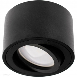Oprawa natynkowa ruchoma AMAT-S okrągła czarna 50mm jak Venice mini