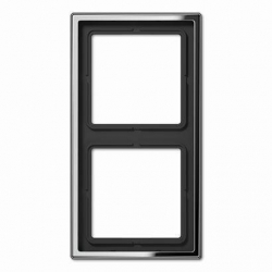 JUNG LS990 Ramka 2-krotna, chrom GCR2982