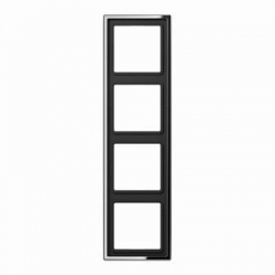 JUNG LS990 Ramka 4-krotna, chrom GCR2984
