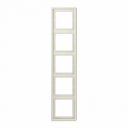 JUNG LS990 Ramka 5-krotna, kremowy LS985W