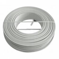 DAMIR Przewód YDYp 3x2,5mm rolka 100m płaski przewód biały 450/750V /100m/