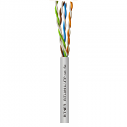 Kabel teleinformatyczny BiTLAN U/UTP 1m 4x2x0,5  kat.5e TI0006 klasa Eca komputerowy skrętka BITNER