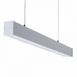 Kanlux oprawa liniowa pod tuby LED T8 AL 4LED 120-MPR-SR, srebrna, dł.1240mm