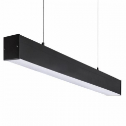 Kanlux  oprawa liniowa pod tuby LED AL 4LED 150-MPR-B, czarna, dł. 1540mm