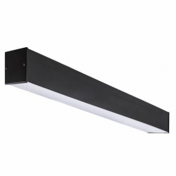 Kanlux oprawa liniowa pod tuby LED T8 AL 4LED 150-MPR-B-NT, czarna, dł.1540mm