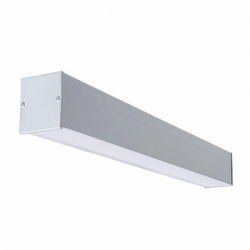 Kanlux oprawa liniowa pod tuby LED T8 AL 4LED 60-MPR-SR-NT, srebrna, dł. 630mm