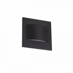 Kanlux oprawa schodowa ERINUS LED LL B-NW, czarna, neutralna biała 4000K, 1,5W, 30lm, tworzywo, kwadrat, świeci w dwie wstrony, bardzo cienka