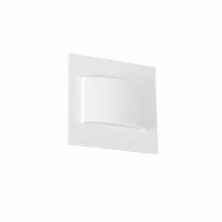Kanlux oprawa schodowa ERINUS LED LL W-WW, biała, ciepła biała 3000K, 1,5W, 30lm, tworzywo, kwadrat świeci w dwie strony, bardzo cienka