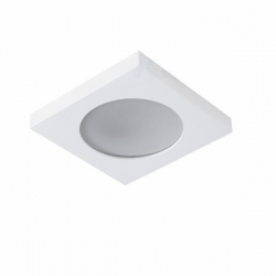 Kanlux oprawa sufitowa wpuszczna FLINI IP44 DSL-W, biała, kwadrat, dedykowana do łazienek i pomieszczeń o podwyższonej wilgotności