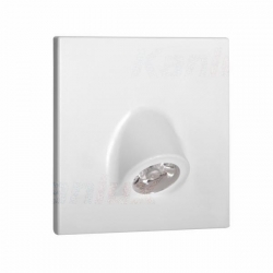 Kanlux oprawa schodowa MEFIS LED W-NW neutralna biała, 4000K, 12V DC, 0,7W, 35lm,  biała, skupiony strumień świetlny