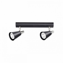 Kanlux oprawa ścienno-sufitowa SEMPRA EL-2I B-SR, czarna, 2 x GU10, spot, regulowana