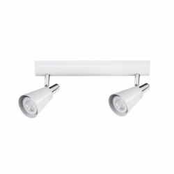 Kanlux oprawa ścienno-sufitowa SEMPRA EL-2I W-SR, biała, 2 x GU10, spot, regulowana
