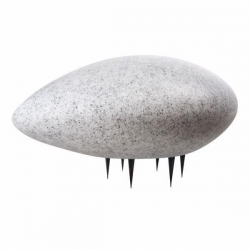 Kanlux oprawa ogrodowa STONO IS 63 1xE27, IP65, granit, 190x380x630mm