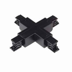 Kanlux TEAR N CON-X B czwórnik krzyżak czarny