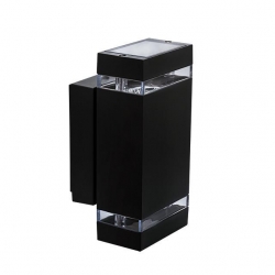 Kanlux oprawa elewacyjna ZEW EL-235J-B 2 x gu10, czarna, IP44