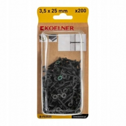 KOELNER Wkręt do płyt G-K 3,5x25 do stali 200szt.