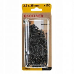 KOELNER Wkręt do płyt G-K 3,5x35 do drewna 150szt.