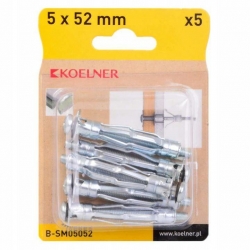 KOELNER INTERSET kołek śruba MOLLY m05 8,8x52 blister 5szt B-SM05052
