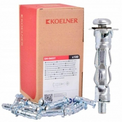 KOELNER INTERSET kołek śruba MOLLY 6x37mm SM-06037 /100szt/