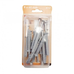 KOELNER kołek szybkiego montażu 8x60mm z lejkiem 12szt. B-FXK-08L060